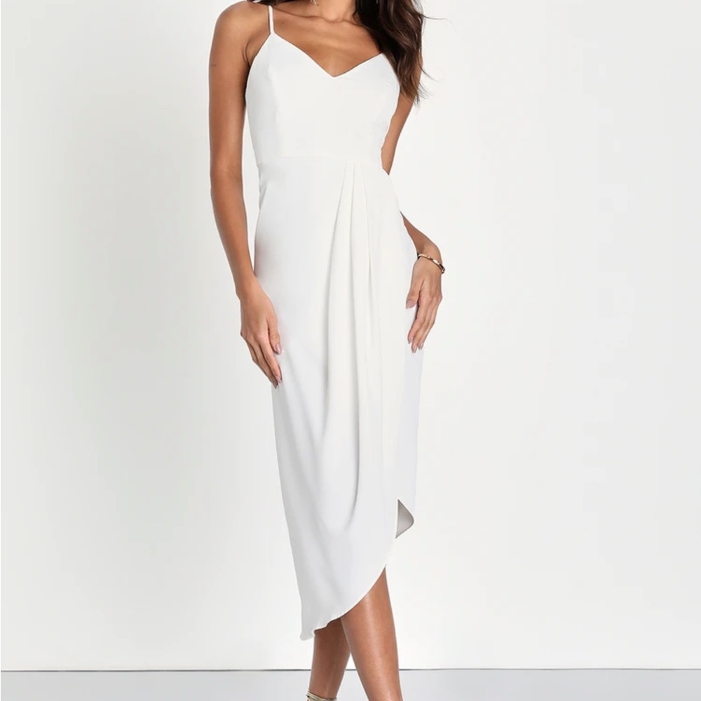 White Lulus dress